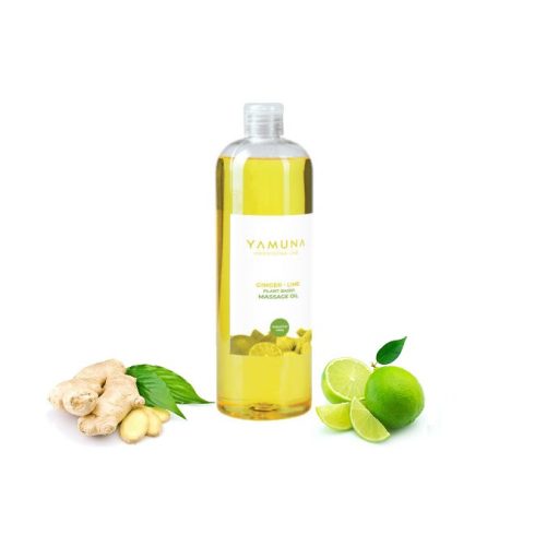 Yamuna ÚJ GYÖMBÉR-LIME növényi masszázsolaj - 1000 ml